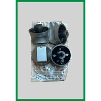 4 X CHEF 605 GAS COOKTOP SILVER CONTROL KNOB GHS605S*50