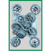 BEKO DISHWASHER LOWER BOTTOM BASKET ROLLER WHEEL KIT DFN16420W DFN16420X