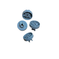4 X SMEG DISHWASHER LOWER BOTTOM BASKET WHEEL LSPU8212S LSPU8612S LSPU8643BL
