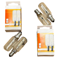 4 X WESTINGHOUSE SIDE BY SIDE FRIDGE LAMP LIGHT BULB GLOBE WSE6070WA WSE6070WA*4