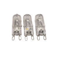 3x Smeg Oven Halogen Lamp Light Bulb Globe|40W|Suits: Smeg SAC399X-8