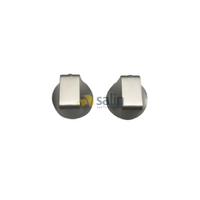 2x Genuine Simpson 315 Gas Cooktop Silver Control Knob|Suits: Simpson 943253706