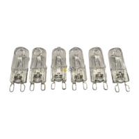 6x AEG Oven Halogen Lamp Light Bulb Globe|40W|Suits: AEG 944187241