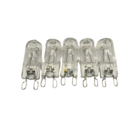 5x Chef 612 Wall Oven Halogen Lamp Light Bulb Globe|25W|Suits: Chef CVE612SA
