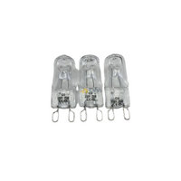 3x Chef 627 Classic Oven Halogen Lamp Light Bulb Globe|25W|Suits:94403148719