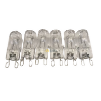 6x Chef 627 Classic Oven Halogen Lamp Light Bulb Globe|25W|Suits:94403148817