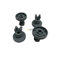 4x Genuine Blanco Dishwasher Upper Top Basket Roller Wheel|Suits:BFID469X