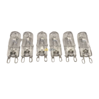 6x AEG Pro Combi Steam Oven Halogen Lamp Light Bulb Globe|Suits: AEG KS8404001M