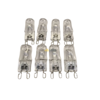 8x IKEA Oven Halogen Lamp Light Bulb Globe|40W|Suits: Ikea 202.847.00