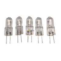 5x Blanco Rangehood Halogen Lamp Light Bulb Globe|Suits: Blanco BRCS9800X