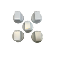 5x Genuine Chef 605 Gas Cooktop White Control Knob|Suits: Chef GHC605W*50