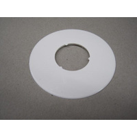 15mm White Plastic BSP Wall Flange - WF1W