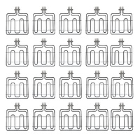 20 x 542656 Fisher & Paykel Oven Grill Bake Element - Hinged Version - 541607 Original
