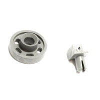 4055259651 AEG ELECTROLUX ZANUSSI DISHWASHER LOWER BASKET WHEELS Type 2 ORIGINAL 8996464034868