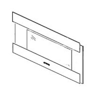 692532655 Smeg Small Oven Glass Door Outer Assembly