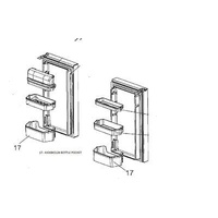 Mitsubishi Fridge Bottle Door Shelf MR-LX630EM-A - KIEBK5124