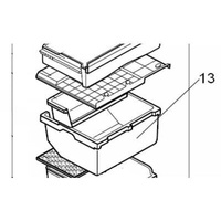 Mitsubishi Electric Vegetable Case Bin Drawer - KIEP89405