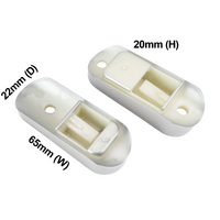 Westinghouse Freezer Handle Pedestal Spacer Brackets (Pair) - A06344301PR