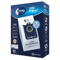 Electrolux Vacuum Bags 4 Pack S-Bag E201S - Classic Long Performance