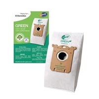 Electrolux Vacuum Cleaner S-Bags Biodegradable 3 Pack Green - E212B