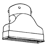 Fisher & Paykel Accessory OUTLET RECT TO ROUND 100MM - DVSO