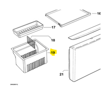 Fisher & Paykel Fridge / Freezer BIN HC - 871233