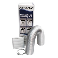 Fisher Paykel Wall Vent Kit -Semi-Rigid Ducting - RHK125W