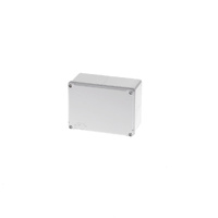 Geros Electrical Junction Box Plain Lid Smooth Walls ABS IP65 140x110x75mm - GR17008