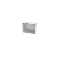 Geros Electrical Junction Box Transparent Lid Smooth Walls ABS IP65 150x110x75mm - GR17208