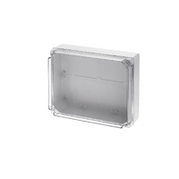 Geros Electrical Junction Box Transparent Lid Smooth Walls ABS IP65 310x240x120mm - GR17284