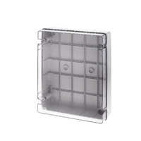 Geros Electrical Junction Box Transparent Lid Smooth Walls ABS IP65 380x300x120mm - GR17286