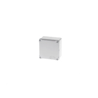 Geros Electrical Junction Box Plain Lid Smooth Walls ABS IP65 100x100x60mm - GR17004