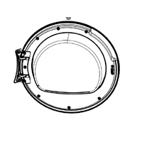 Haier Dryer Door Complete HDHP80AW1 - H0180802003