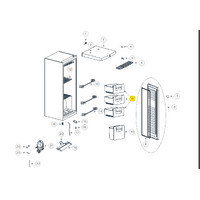 Haier Vertical Freezer Top or Middle Drawer HVF91VW - HR20122030037
