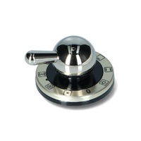 ILVE Britannia Oven Function Selector Chrome Knob - G/303/00/08