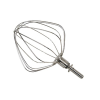 Kenwood Chef Stainless Steel 6 Wire Circlip Whisk - KW717151