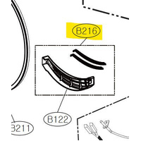 LG Dryer Humidity Metal Sensor Assembly - 383EEL9001M