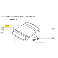 LG Washing Machine Lid WTG6520 WTG7520 WTG8020W - AFG73369834