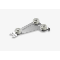Miele Dishwasher Upper Basket Wheels & Bracket RH - 5889362