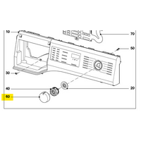 Miele Washing Machine Control Knob Cover Cap - 10125450