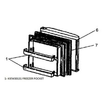 Mitsubishi Electric Freezer Pocket Door Shelf - KIEW30131