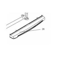 Mitsubishi Fridge White Kick Plate MR-C405 MR-C375 - KIEPE2730