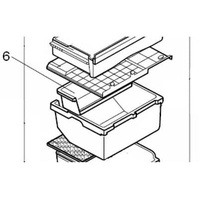 Mitsubishi Refrigerator Fruit Tray - KIEP89406