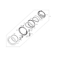 Samsung Dryer Door - DC97-20625A