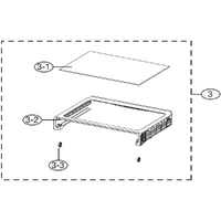 Samsung Freezer Bottom Shelf - DA97-07453B