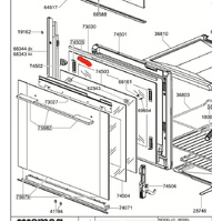 Smeg Oven Inner Glass of Door Assembly 692532124 692531957 692532078