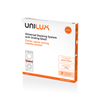 Unilux Universal Washing Machine Dryer Stacking Kit with Sliding Shelf - ULX102